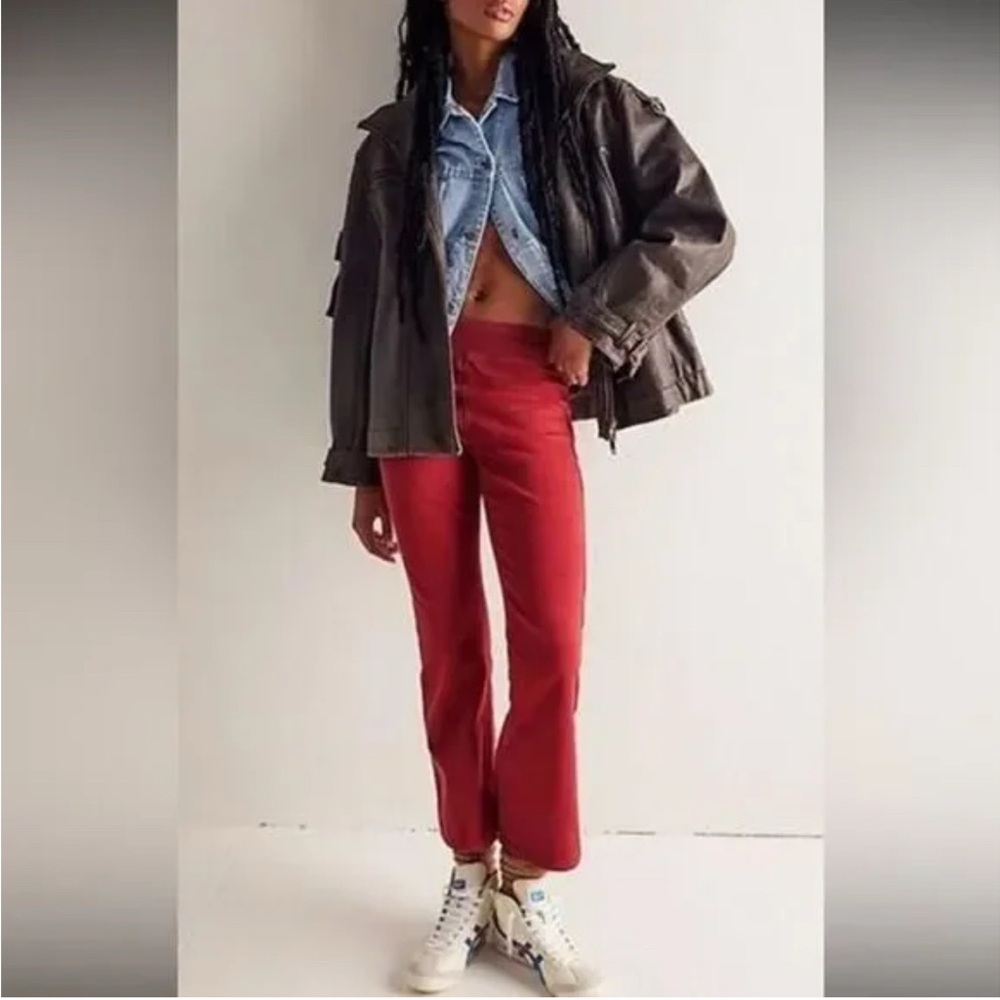 Free People Red Pants